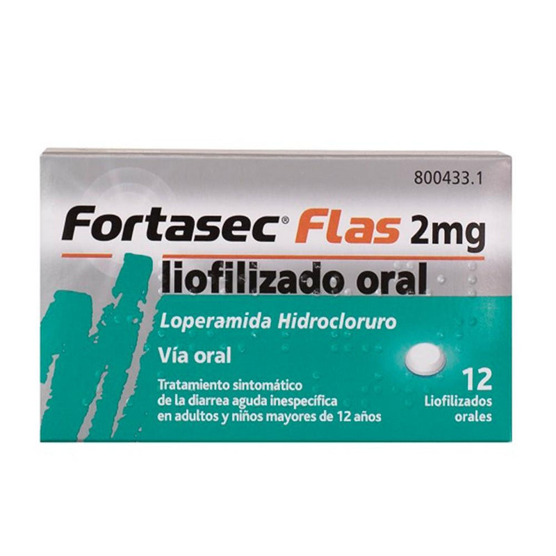 FORTASEC FLAS 2 MG 12 LIOFILIZADOS ORALES