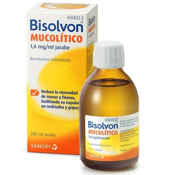 BISOLVON MUCOLITICO 1,6 MG/ML JARABE 1 FRASCO 200 ML