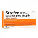 STREFEN 8.75 MG 16 PASTILLAS PARA CHUPAR NARANJA